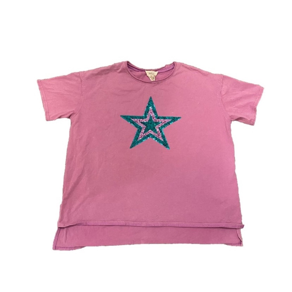Fantastic fawn sequin star T-Shirt